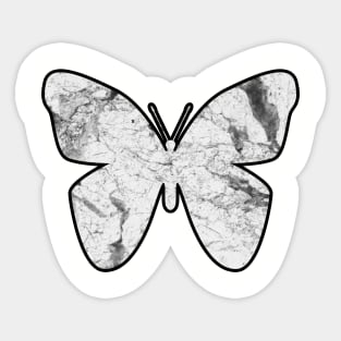 Marble butterfly Sticker